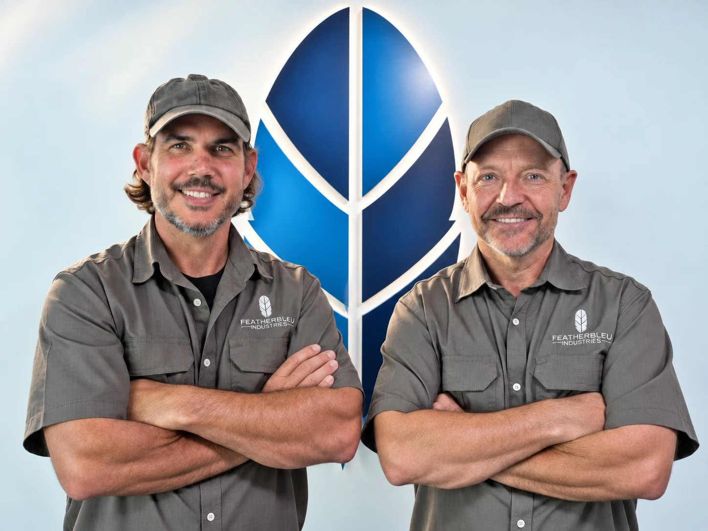 Werner and Joe from Featherbleu Industries